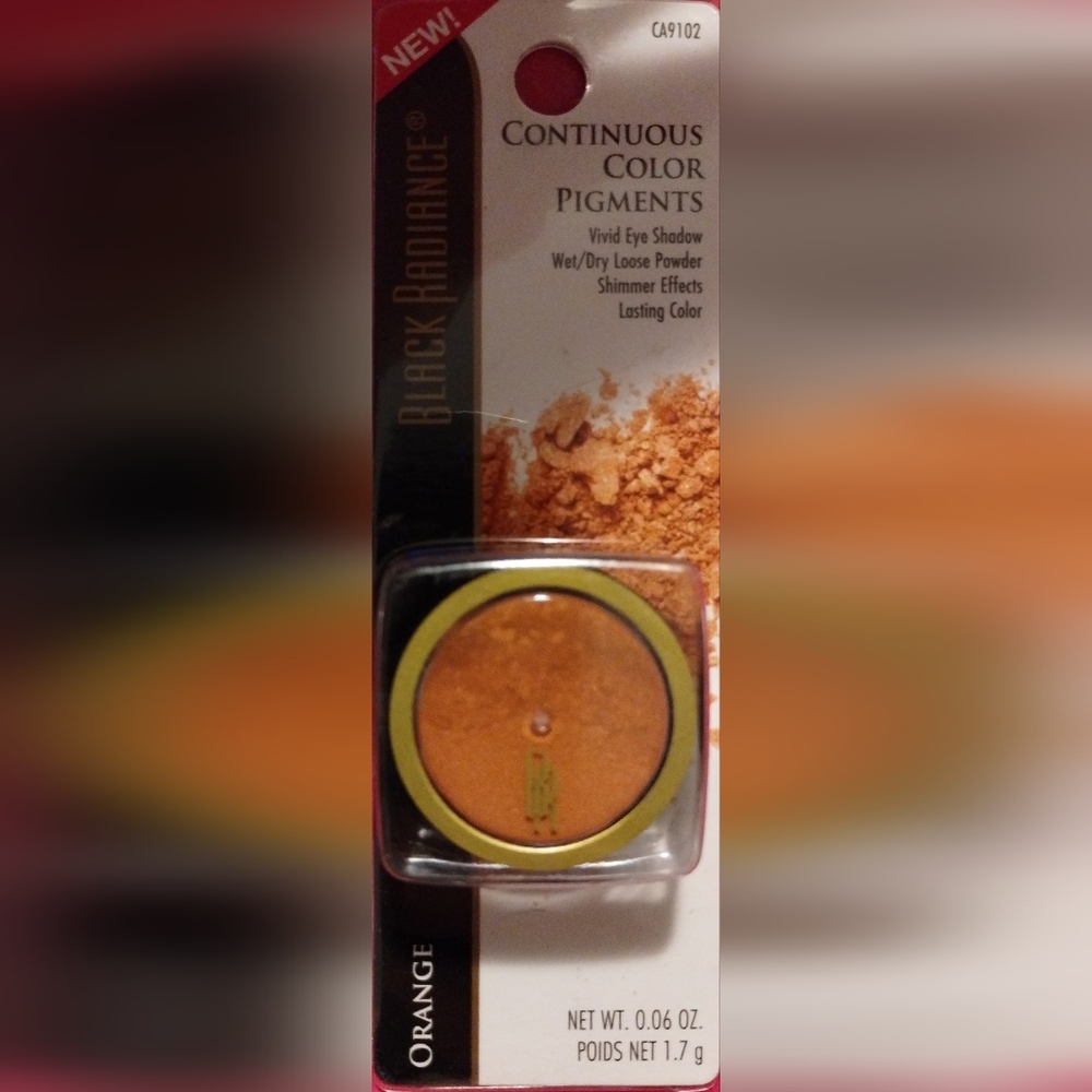 BLACK RADIANCE CONTINUOUS COLOR PIGMENTS ORANGE